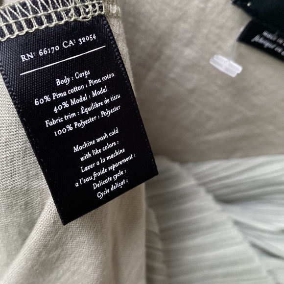 Anthropology Deletta Hidden Valley Sage Green Tank Top, Size XS, NWOT - Picture 8 of 11